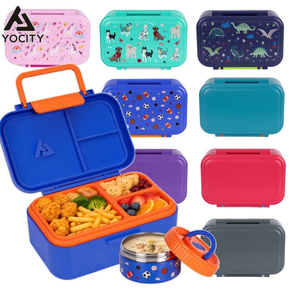 Meal Prep Recipes - Bento lunchbox met 13oz roestvrijstalen geïsoleerde