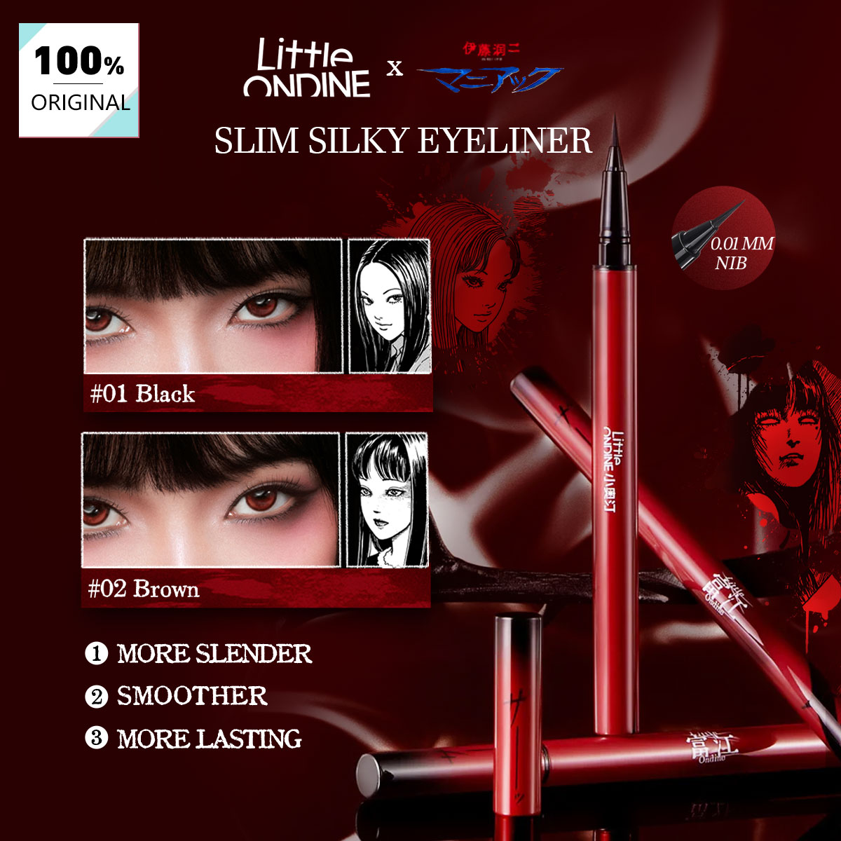 Meal Prep For Weight Loss - LITTLE ONDINE SLIM SILKY EYELINER, zijdezacht,