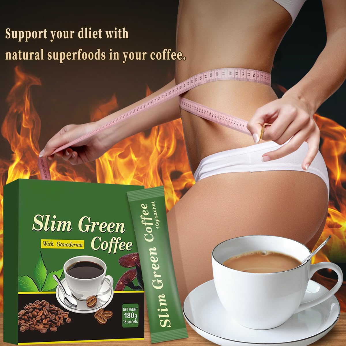 Meal Prep For Weight Loss - 18 stks/doos Premium Slanke Groene Koffie