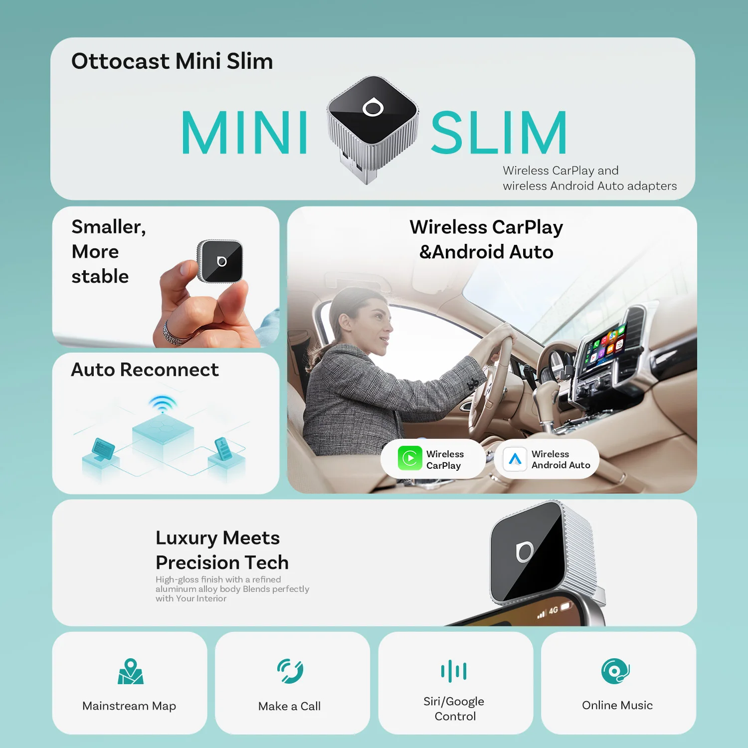 Ottocast Mini Slim draadloze C - Meal Prep For Weight Loss recensie en prijs