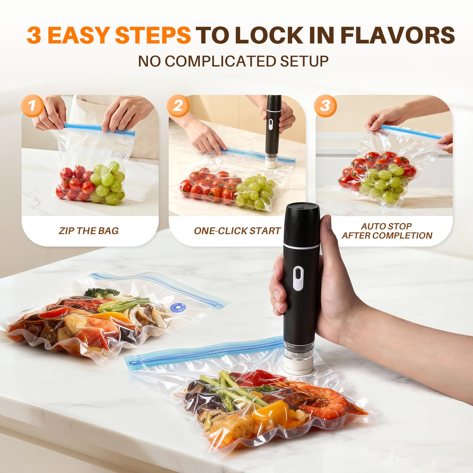 Voedselvacuümverpakker, 60KPA  - Meal Prep Recipes recensie en prijs