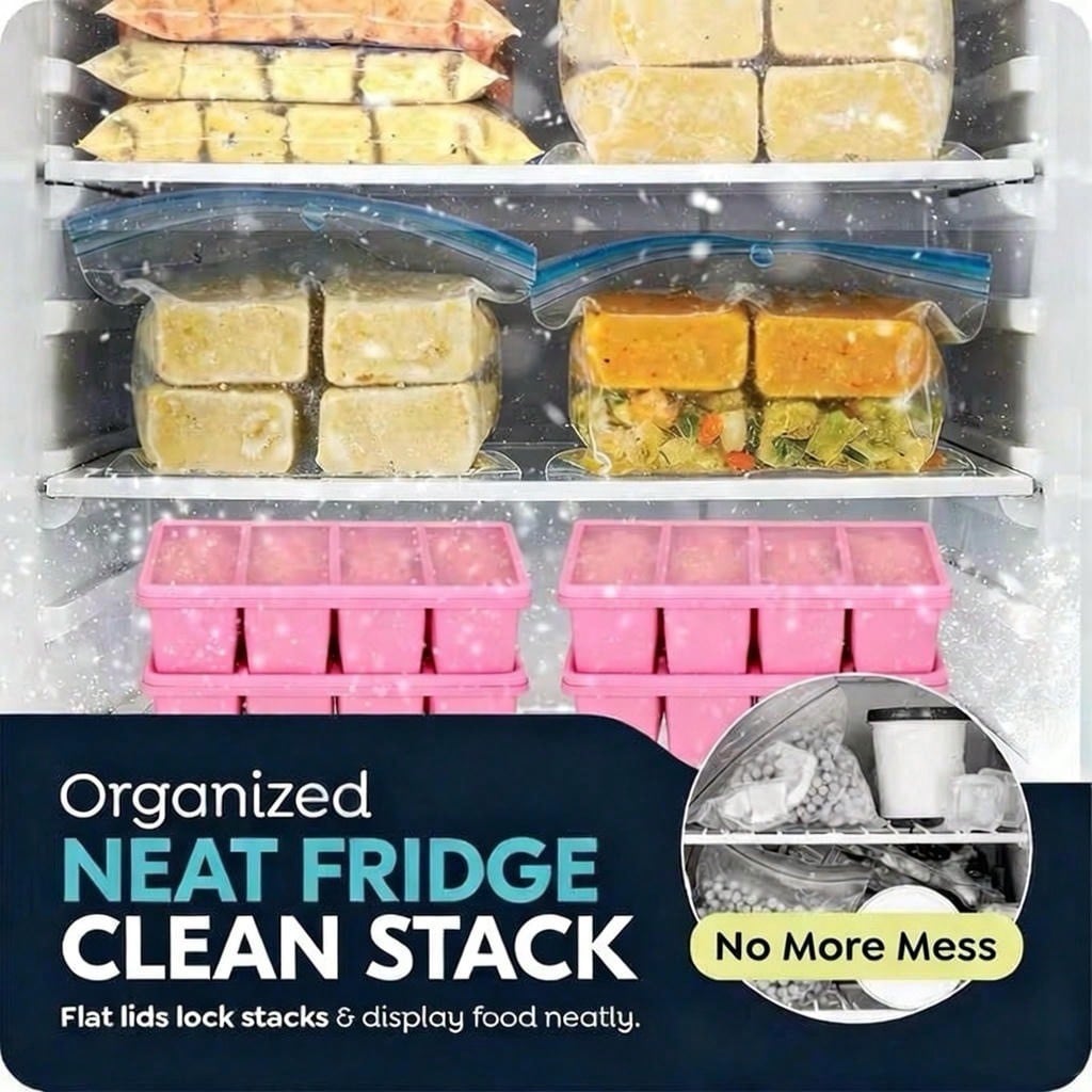 2-delige set siliconen vriezer - Meal Prep Container recensie en prijs