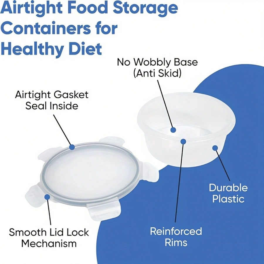 24-delige set voedselcontainer - Meal Prep Container recensie en prijs