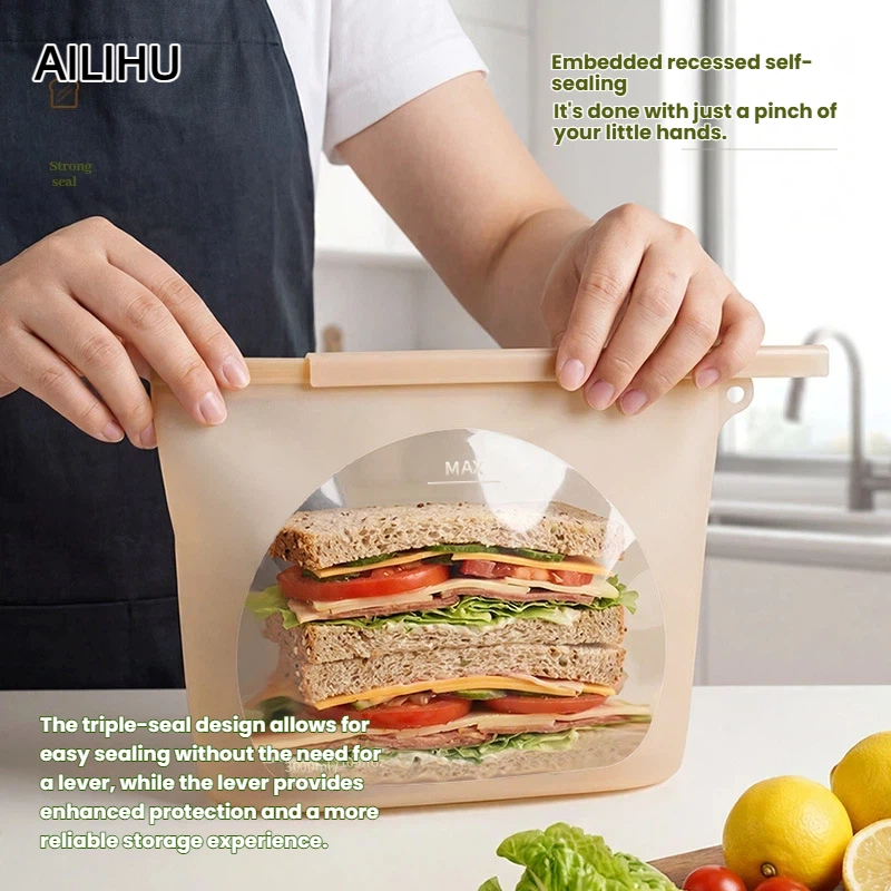 Herbruikbare siliconen zakjes  - Meal Prep Fit recensie en prijs