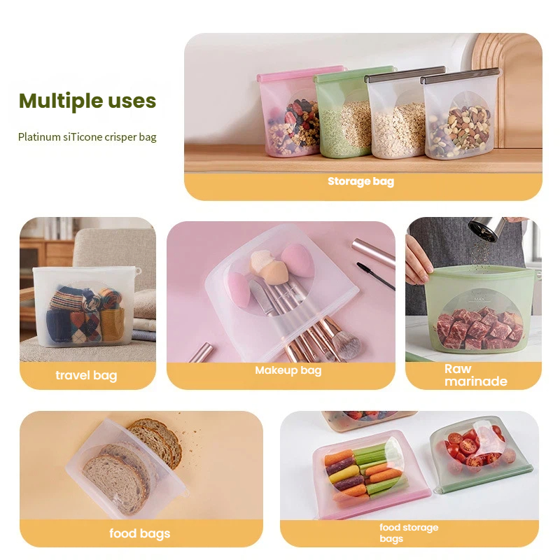 Herbruikbare siliconen zakjes  - Meal Prep Fit recensie en prijs