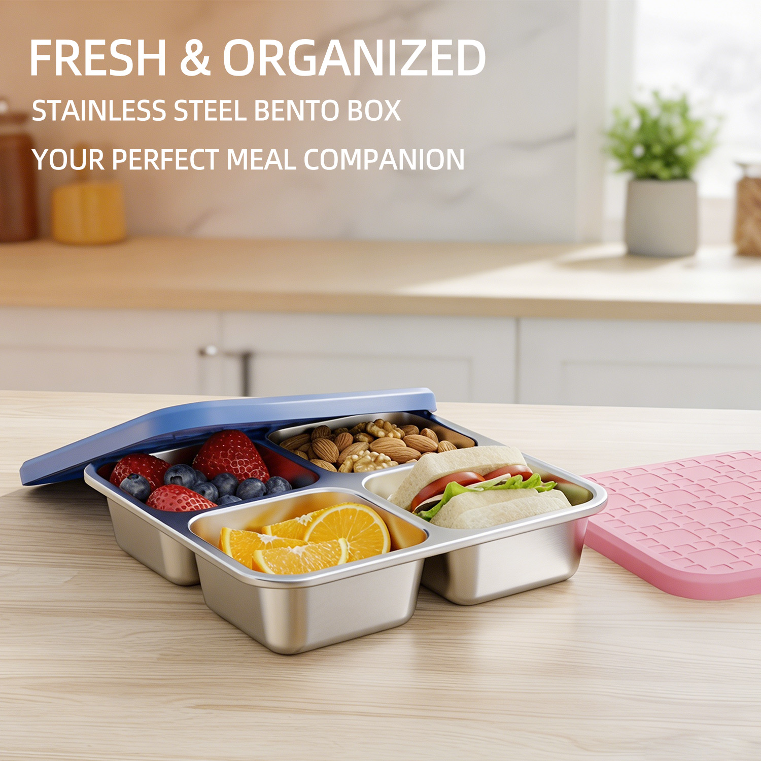 304 roestvrijstalen lunchbox m - Meal Prep Container recensie en prijs